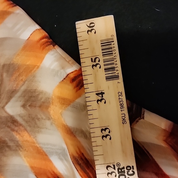 Travelers Collection by Chico’s boho chevron sheer jacket size L/XL. Multi - Picture 6 of 6